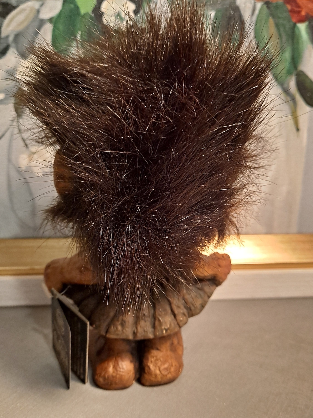 NyForm Vintage 90s Handmade In Norway Brown Girl Lena Troll Doll Latex Sculpture - Picture 6 of 12